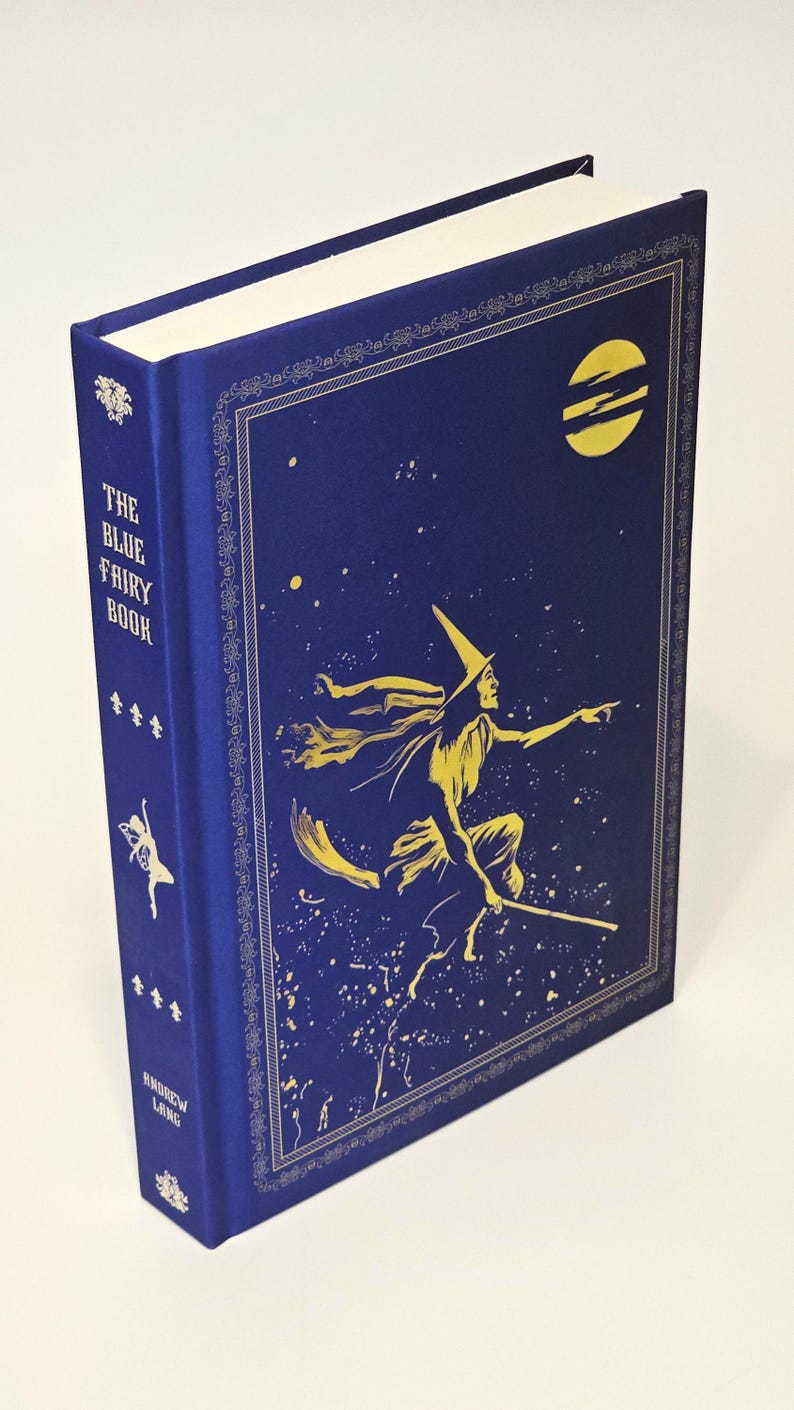 Andrew Lang Fairy Books Complete Set, Hardcover, Original Illustrations, Classic Children’s Fairy Tales, Colored Fairy Books