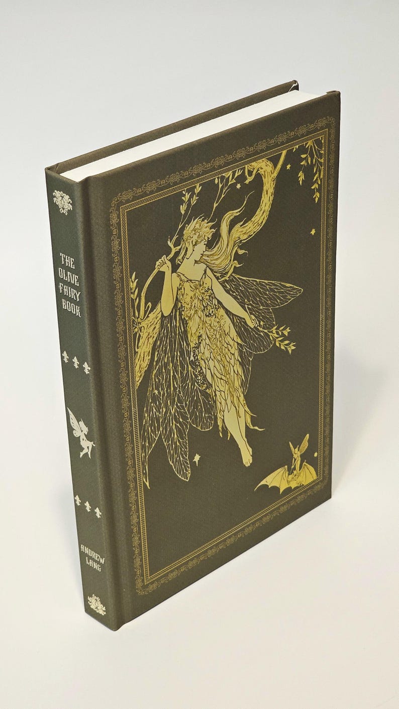 Andrew Lang Fairy Books Complete Set, Hardcover, Original Illustrations, Classic Children’s Fairy Tales, Colored Fairy Books