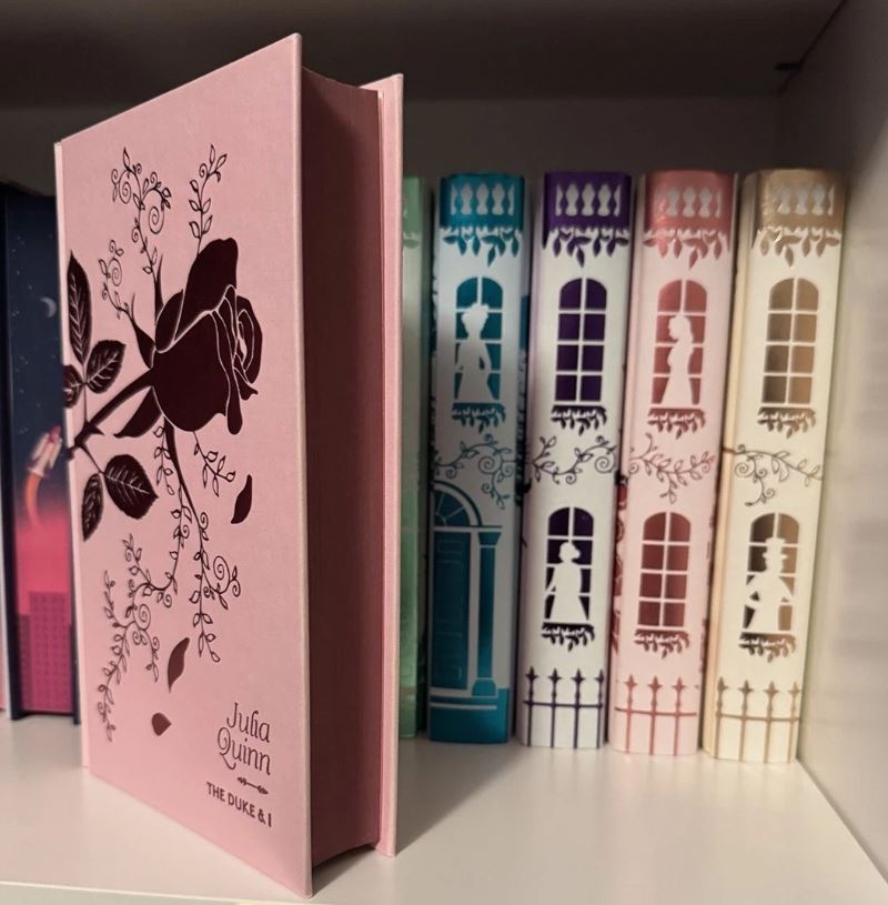 Bridgerton Full Book Set, Illumicrate First Edition, 1st book signed