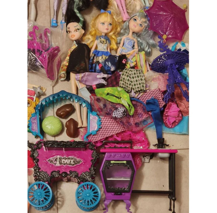 Massive Lot of 100+ Monster High Dolls & Accessories – All for One Price!