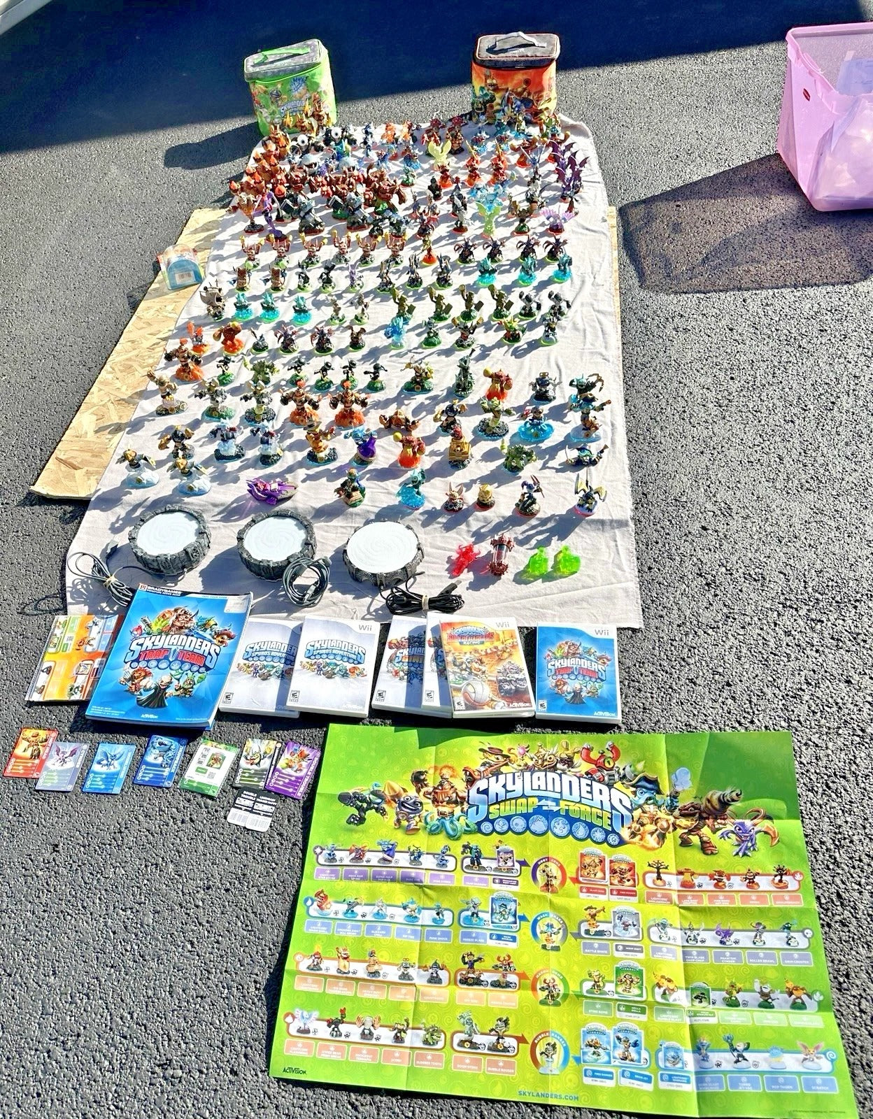Huge Lot 200+ Skylanders & Disney Infinity Figures + Portals | Rare Characters Bundle | Toys & Gaming Collection