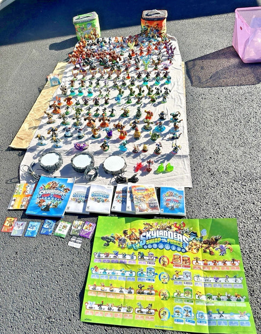 Huge Lot 200+ Skylanders & Disney Infinity Figures + Portals | Rare Characters Bundle | Toys & Gaming Collection